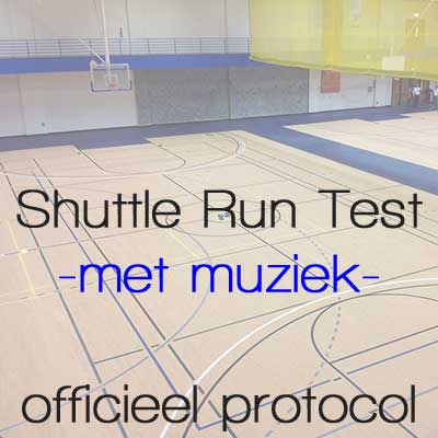 Shuttle Run Test met muziek